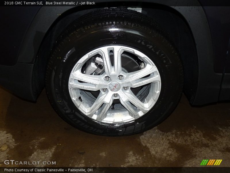 Blue Steel Metallic / ­Jet Black 2018 GMC Terrain SLE