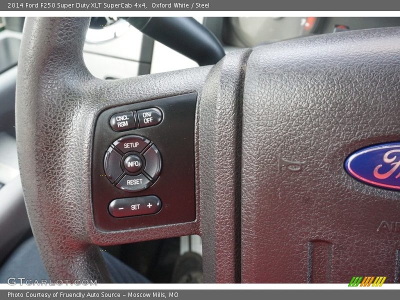 Oxford White / Steel 2014 Ford F250 Super Duty XLT SuperCab 4x4