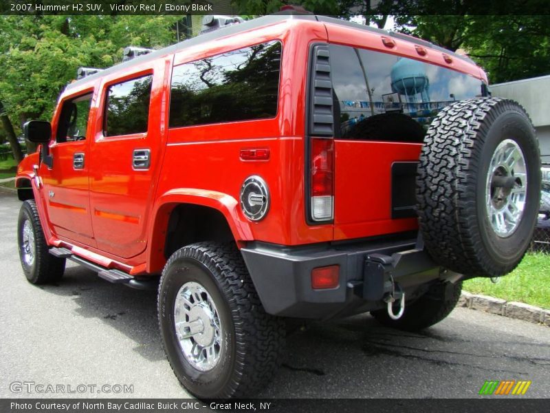 Victory Red / Ebony Black 2007 Hummer H2 SUV