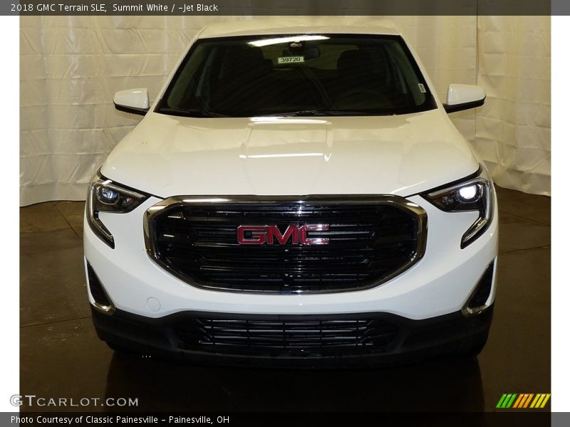 Summit White / ­Jet Black 2018 GMC Terrain SLE