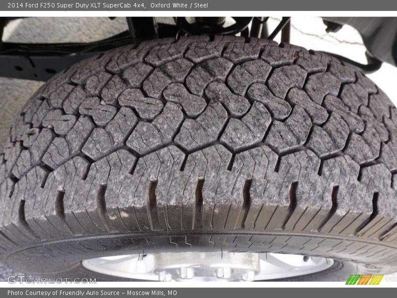 Oxford White / Steel 2014 Ford F250 Super Duty XLT SuperCab 4x4
