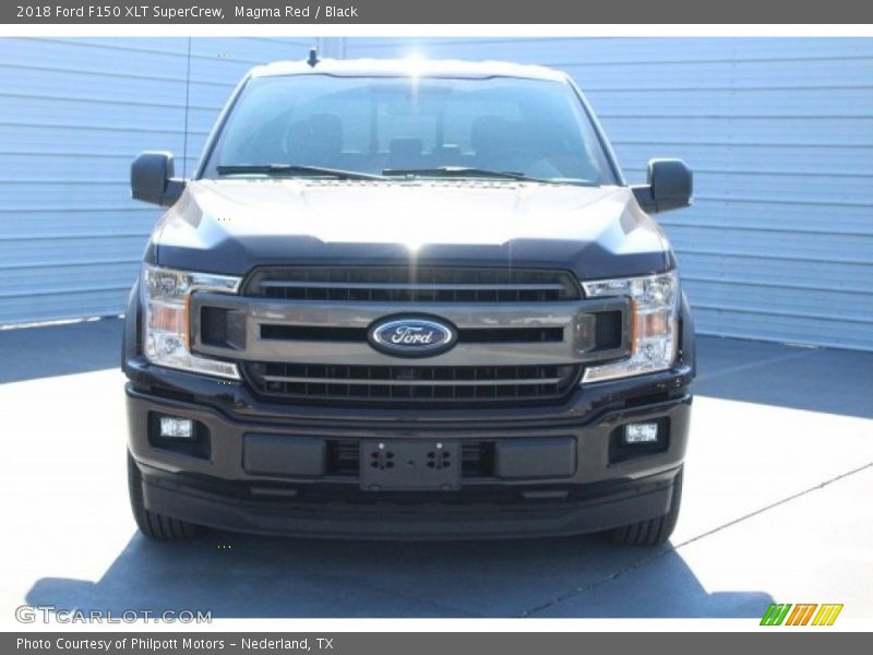 Magma Red / Black 2018 Ford F150 XLT SuperCrew