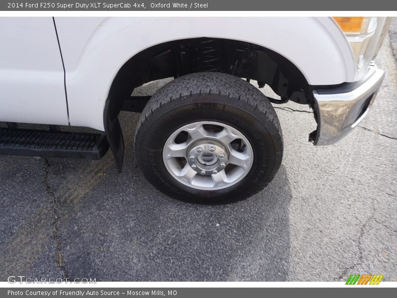 Oxford White / Steel 2014 Ford F250 Super Duty XLT SuperCab 4x4