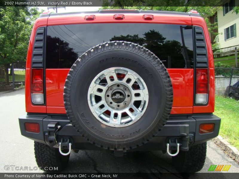 Victory Red / Ebony Black 2007 Hummer H2 SUV