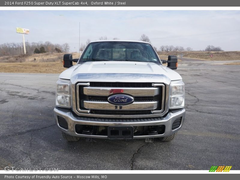 Oxford White / Steel 2014 Ford F250 Super Duty XLT SuperCab 4x4