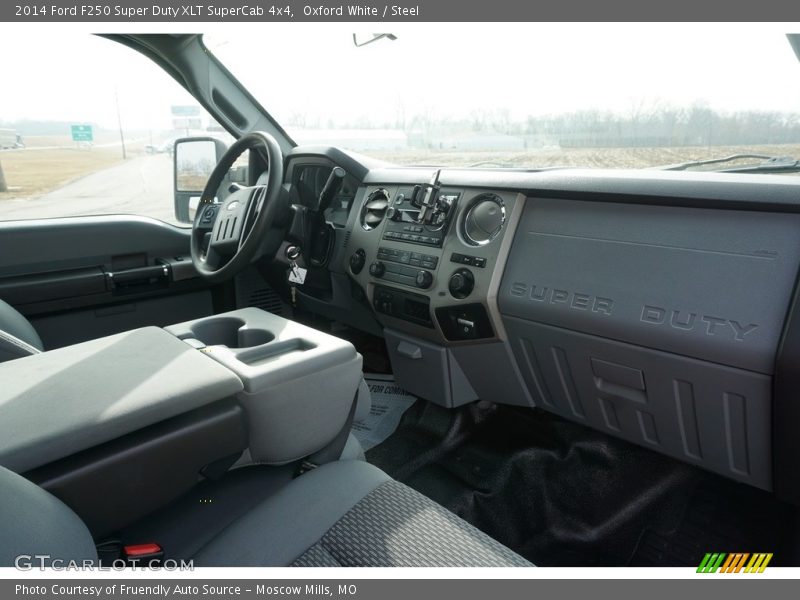 Oxford White / Steel 2014 Ford F250 Super Duty XLT SuperCab 4x4