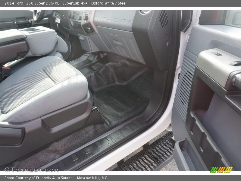 Oxford White / Steel 2014 Ford F250 Super Duty XLT SuperCab 4x4