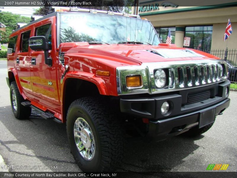 Victory Red / Ebony Black 2007 Hummer H2 SUV