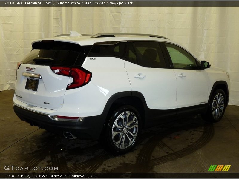 Summit White / Medium Ash Gray/­Jet Black 2018 GMC Terrain SLT AWD