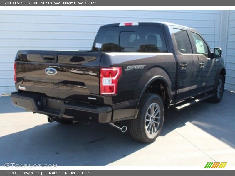 Magma Red / Black 2018 Ford F150 XLT SuperCrew