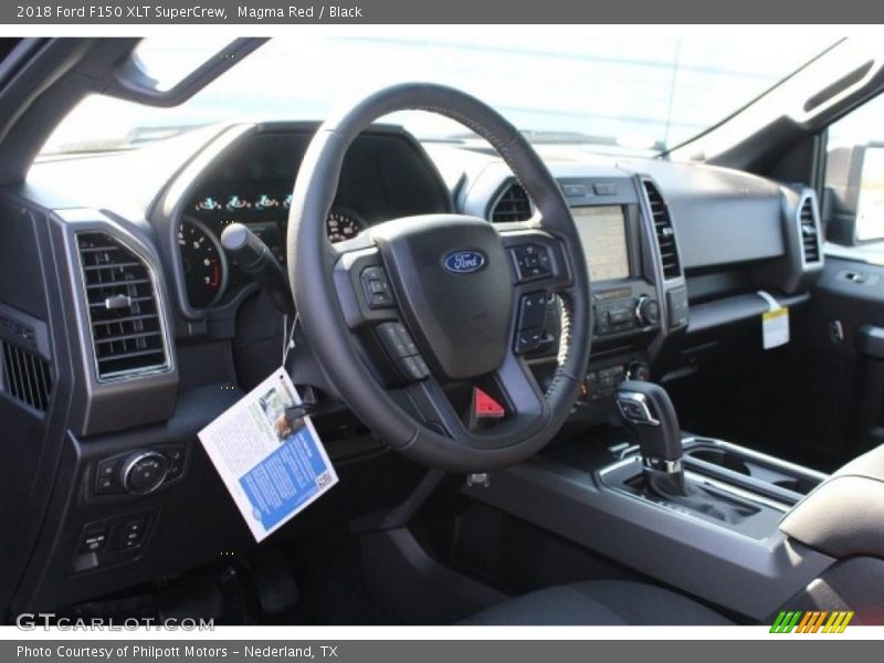 Magma Red / Black 2018 Ford F150 XLT SuperCrew