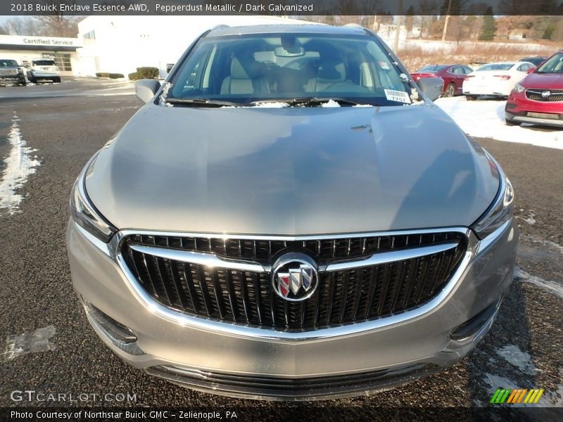 Pepperdust Metallic / Dark Galvanized 2018 Buick Enclave Essence AWD