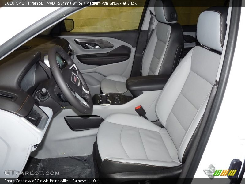 Summit White / Medium Ash Gray/­Jet Black 2018 GMC Terrain SLT AWD