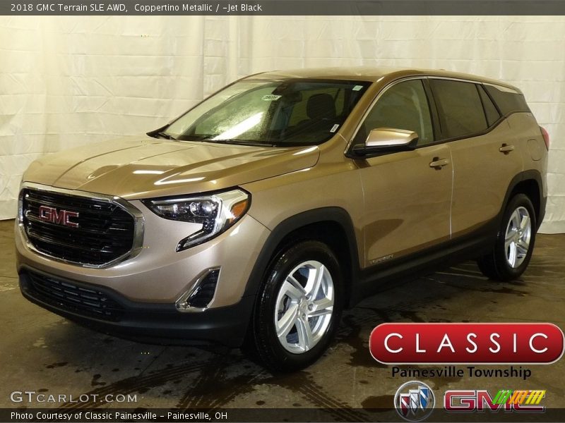 Coppertino Metallic / ­Jet Black 2018 GMC Terrain SLE AWD