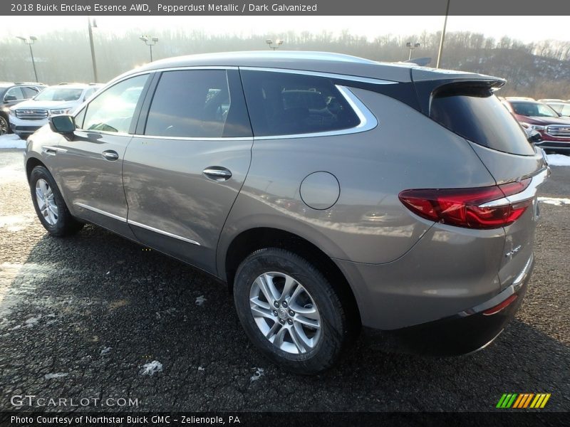 Pepperdust Metallic / Dark Galvanized 2018 Buick Enclave Essence AWD