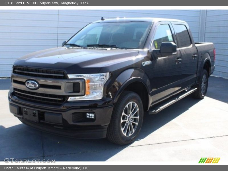 Magnetic / Black 2018 Ford F150 XLT SuperCrew