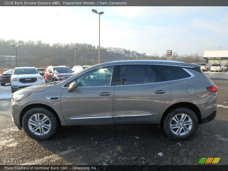 Pepperdust Metallic / Dark Galvanized 2018 Buick Enclave Essence AWD