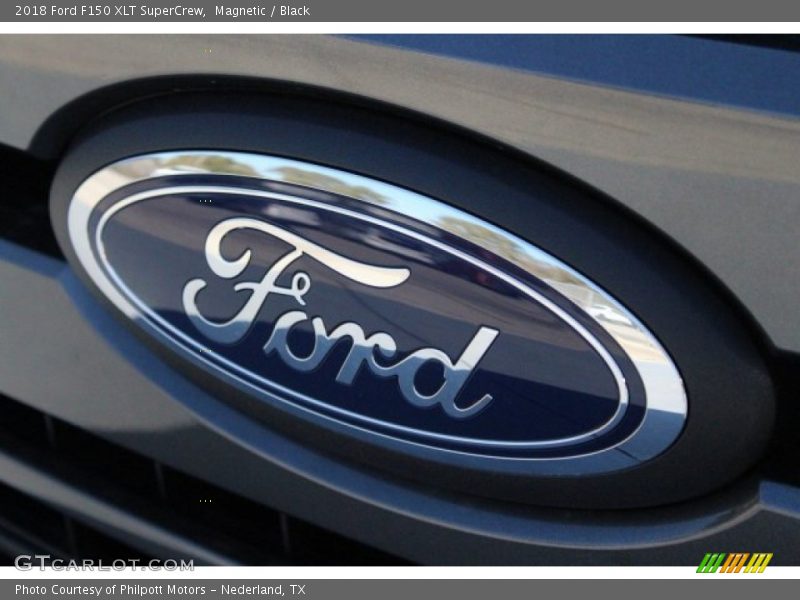 Magnetic / Black 2018 Ford F150 XLT SuperCrew