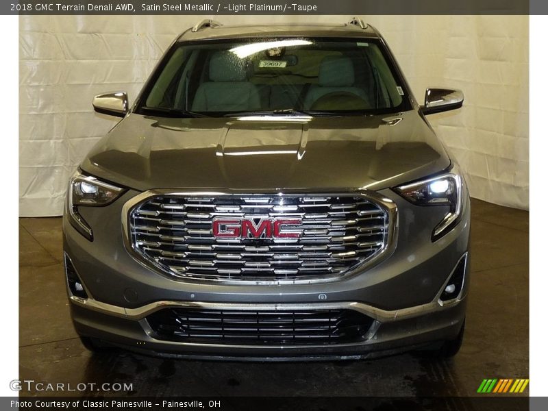 Satin Steel Metallic / ­Light Platinum/­Taupe 2018 GMC Terrain Denali AWD