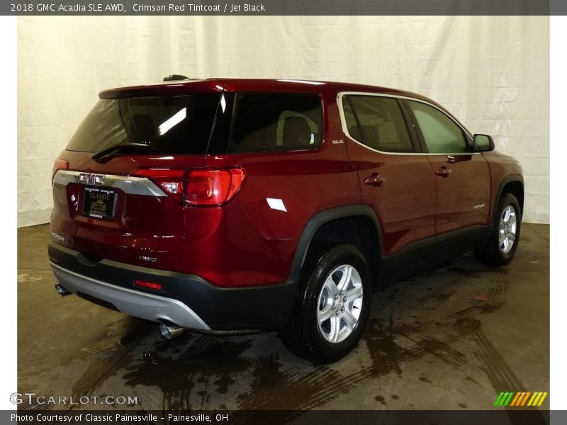 Crimson Red Tintcoat / Jet Black 2018 GMC Acadia SLE AWD