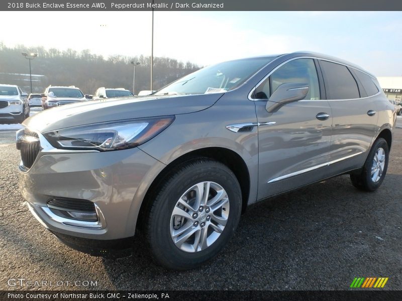 Pepperdust Metallic / Dark Galvanized 2018 Buick Enclave Essence AWD