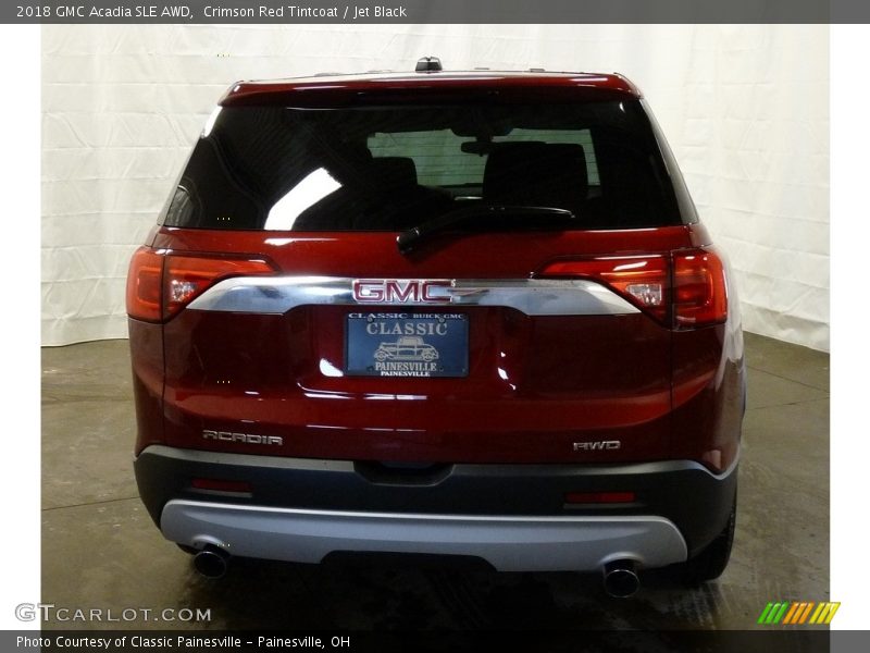 Crimson Red Tintcoat / Jet Black 2018 GMC Acadia SLE AWD