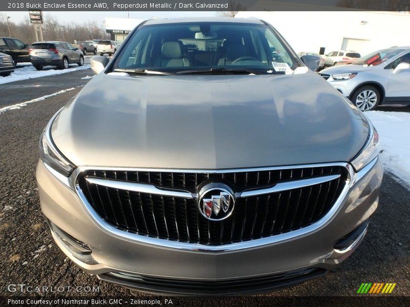 Pepperdust Metallic / Dark Galvanized 2018 Buick Enclave Essence AWD