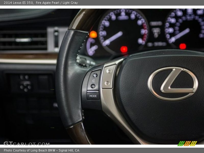Fire Agate Pearl / Light Gray 2014 Lexus ES 350