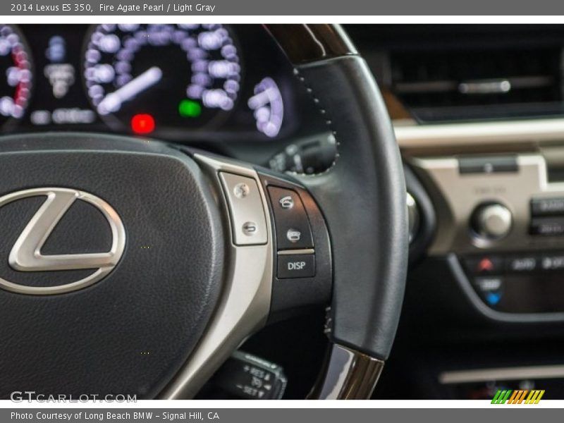 Fire Agate Pearl / Light Gray 2014 Lexus ES 350
