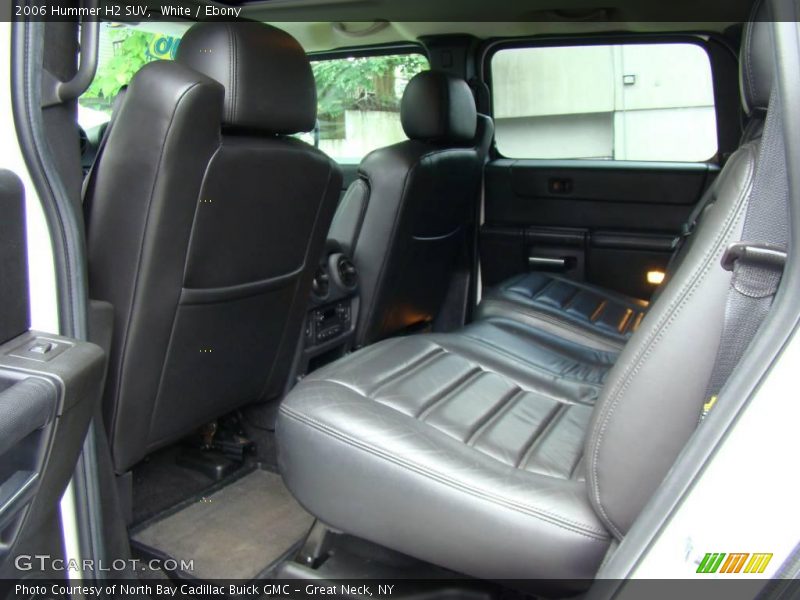 White / Ebony 2006 Hummer H2 SUV