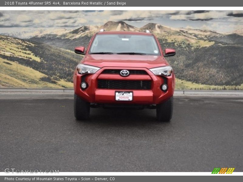 Barcelona Red Metallic / Sand Beige 2018 Toyota 4Runner SR5 4x4