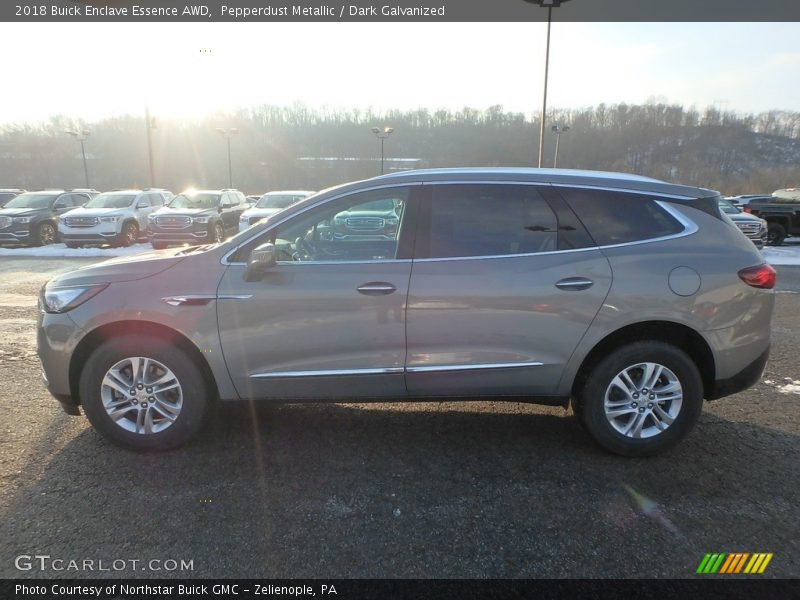 Pepperdust Metallic / Dark Galvanized 2018 Buick Enclave Essence AWD