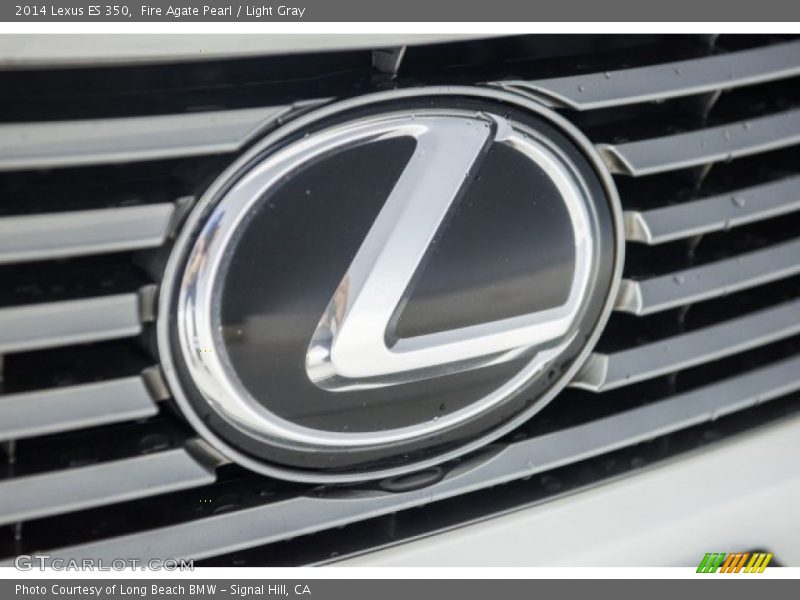 Fire Agate Pearl / Light Gray 2014 Lexus ES 350