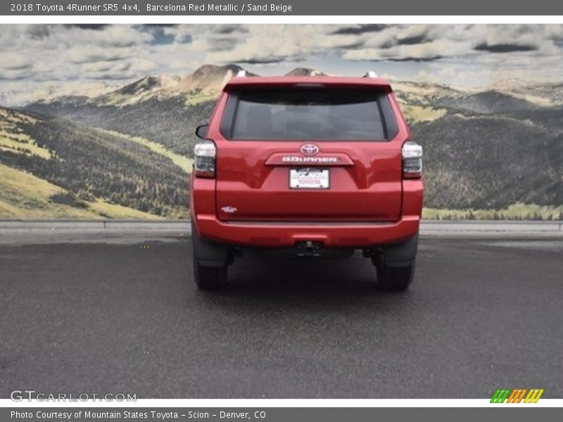 Barcelona Red Metallic / Sand Beige 2018 Toyota 4Runner SR5 4x4