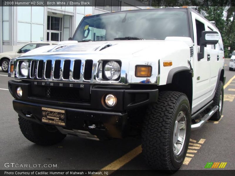 Birch White / Ebony Black 2008 Hummer H2 SUV