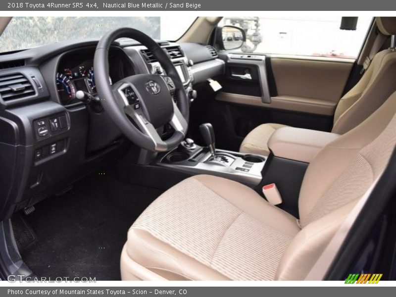 Nautical Blue Metallic / Sand Beige 2018 Toyota 4Runner SR5 4x4