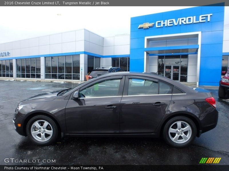 Tungsten Metallic / Jet Black 2016 Chevrolet Cruze Limited LT