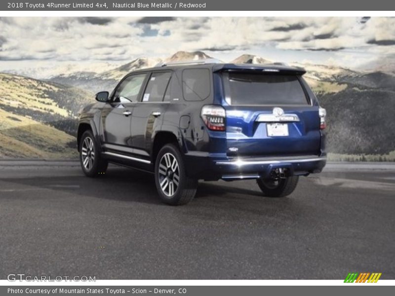 Nautical Blue Metallic / Redwood 2018 Toyota 4Runner Limited 4x4