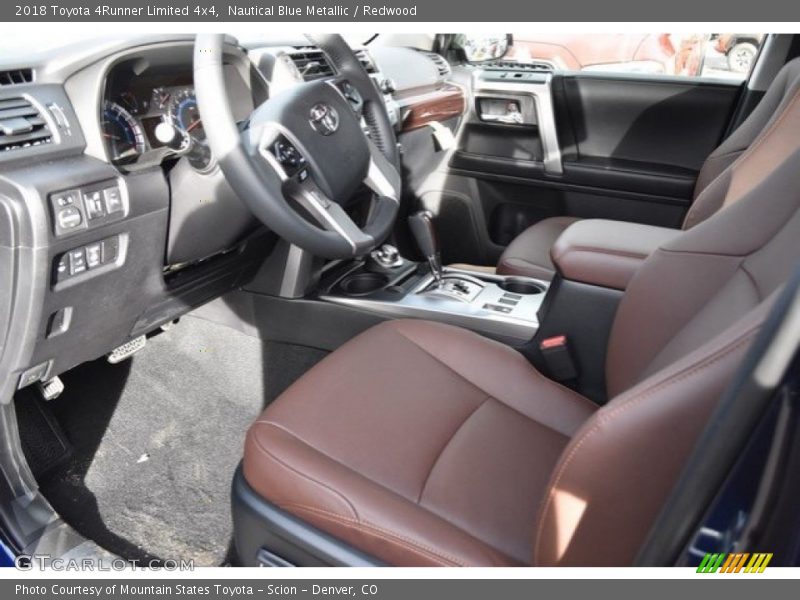 Nautical Blue Metallic / Redwood 2018 Toyota 4Runner Limited 4x4