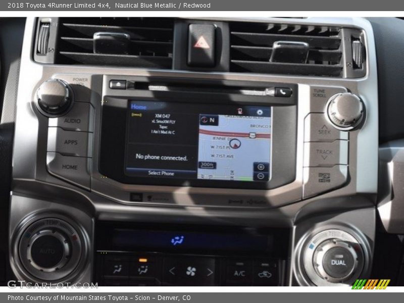 Nautical Blue Metallic / Redwood 2018 Toyota 4Runner Limited 4x4