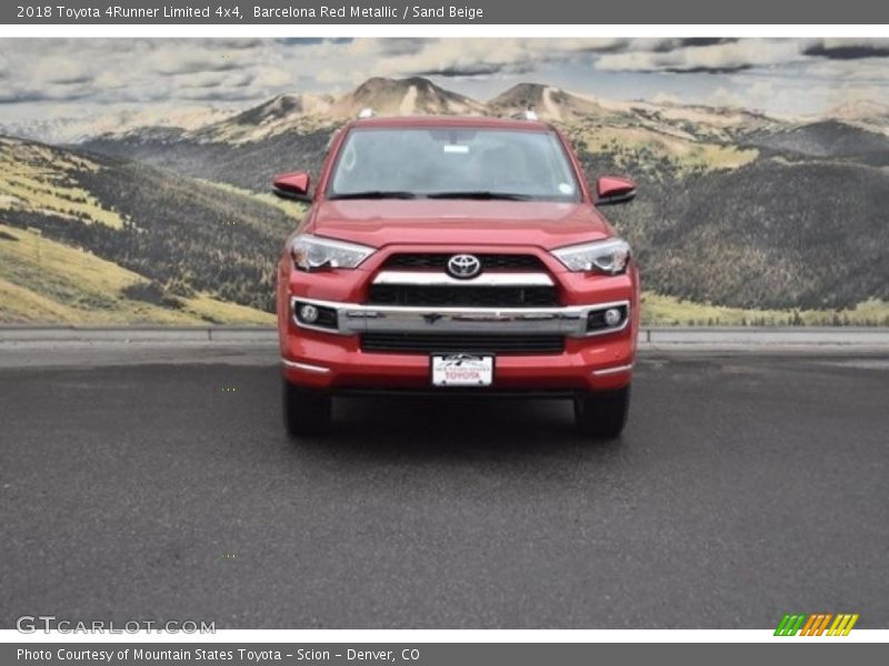 Barcelona Red Metallic / Sand Beige 2018 Toyota 4Runner Limited 4x4