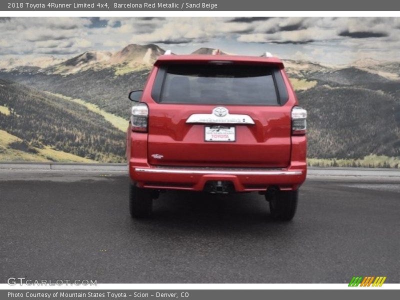 Barcelona Red Metallic / Sand Beige 2018 Toyota 4Runner Limited 4x4