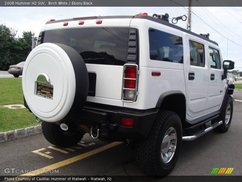 Birch White / Ebony Black 2008 Hummer H2 SUV