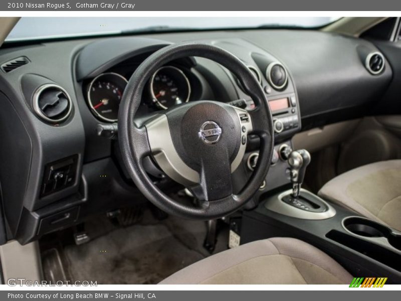 Gotham Gray / Gray 2010 Nissan Rogue S