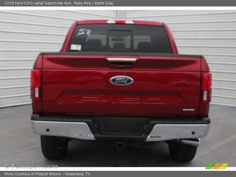 Ruby Red / Earth Gray 2018 Ford F150 Lariat SuperCrew 4x4