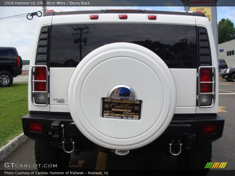 Birch White / Ebony Black 2008 Hummer H2 SUV