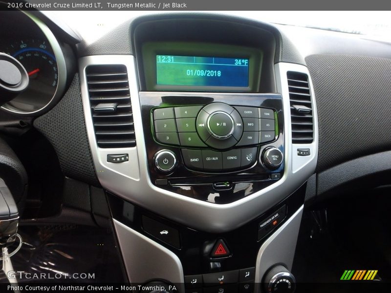 Tungsten Metallic / Jet Black 2016 Chevrolet Cruze Limited LT