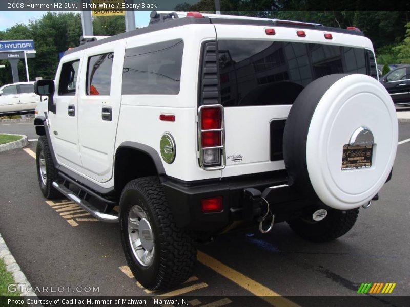 Birch White / Ebony Black 2008 Hummer H2 SUV