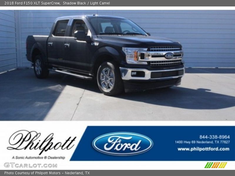 Shadow Black / Light Camel 2018 Ford F150 XLT SuperCrew