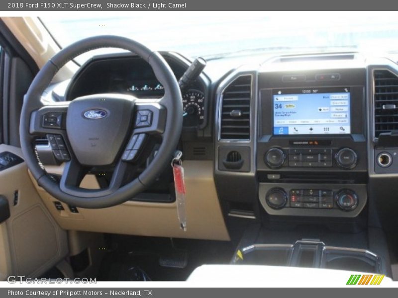 Shadow Black / Light Camel 2018 Ford F150 XLT SuperCrew